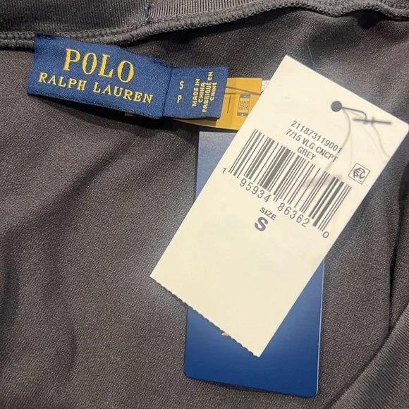 Polo Ralph Lauren Jersey One-Shoulder Bodysuit - Picture 6 of 6